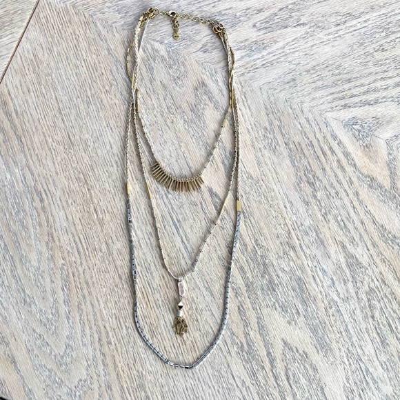 Stella & Dot RIAD 7-in-1 Layering Necklace - Picture 2 of 11